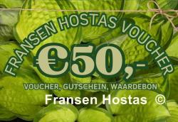 Fransen Hostas Voucher 50 Euro